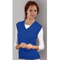 Ladies Acrylic V-Neck Sleeveless Pullover Vest - Royal Blue